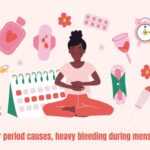 Irregular period causes, heavy bleeding during menstruation